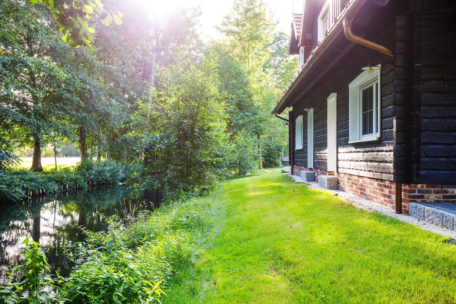 Spreewald Chalet Wohnung Spreeblick Kolonie  ภายนอก รูปภาพ