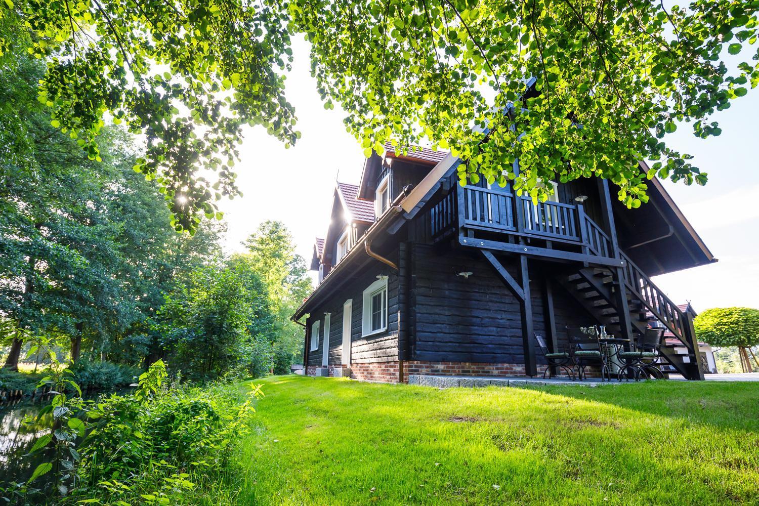 Spreewald Chalet Wohnung Spreeblick Kolonie  ภายนอก รูปภาพ